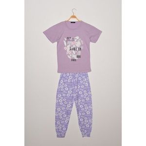 Trendyol Multi Color Printed Knitted Pajamas Set vyobraziť