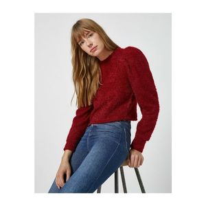 Koton Women's Burgundy Sweater vyobraziť