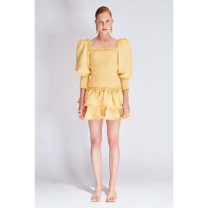 Koton Yellow Grip Detailed Dress vyobraziť