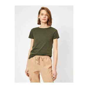 Koton Women's Green Flat T-Shirt vyobraziť