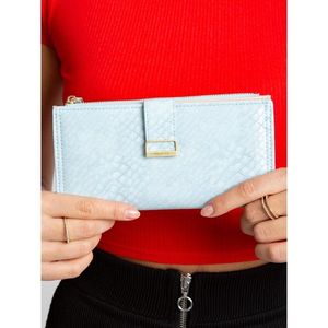 Light blue eco leather wallet vyobraziť