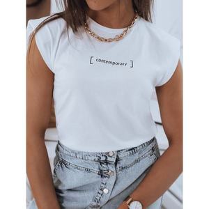 MINIMALISM women's white T-shirt Dstreet RY1686 vyobraziť