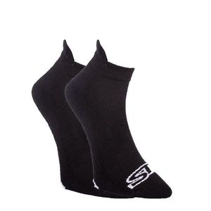 Styx low black socks with white logo (HN960) vyobraziť