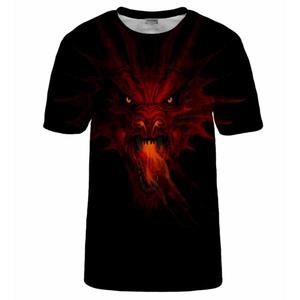 Bittersweet Paris Unisex's Fire Dragon T-Shirt Tsh Bsp780 vyobraziť
