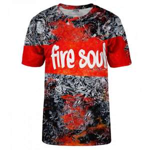 Bittersweet Paris Unisex's Fire Soul T-Shirt Tsh Bsp331 vyobraziť