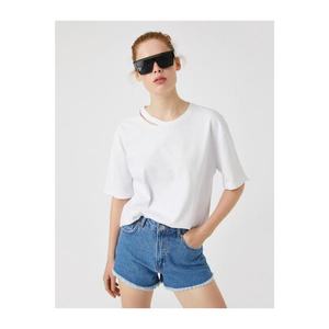 Koton Cotton T-Shirt Collar Detailed vyobraziť