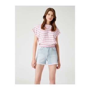 Koton Striped T-Shirt Cotton vyobraziť