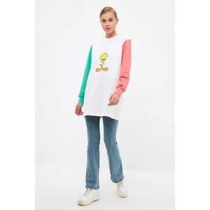 Trendyol Color Block Knit Licensed - Sweatshirt vyobraziť