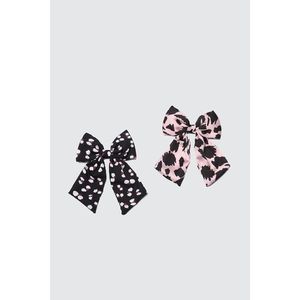 Trendyol Black-Multicolor Flowering 2 Pack Bow Clip Buckle vyobraziť