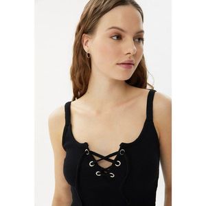 Trendyol Black Tie Detail Knitted Blouse Blouse vyobraziť