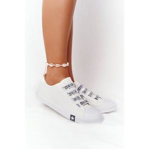 Women's Sneakers With Drawstring BIG STAR HH274094 White vyobraziť