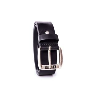 Leather Men's Belt Big Star HH674108 Black vyobraziť