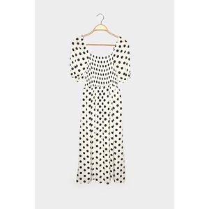 Trendyol Multi Color Polka Dot Gimped Detailed Dress vyobraziť