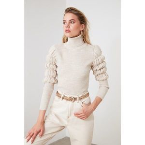 Trendyol Stone Arm Gipeli Knit sweater vyobraziť