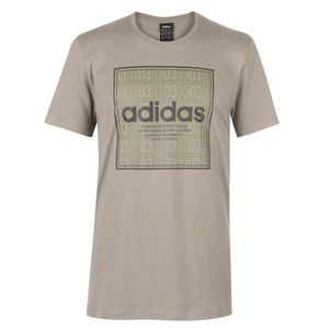 Adidas Box Linear Texture T Shirt Mens vyobraziť
