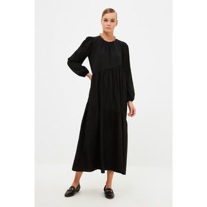 Trendyol Black Gipple Dress vyobraziť