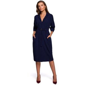 Stylove Woman's Dress S230 Navy Blue vyobraziť