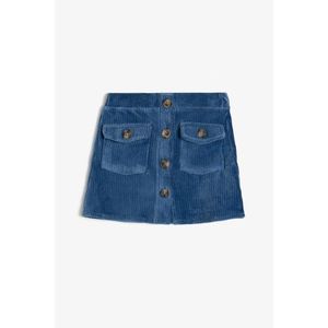Koton Blue Pocket Detailed Skirt vyobraziť