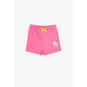 Koton Pink Baby Girl Shorts vyobraziť
