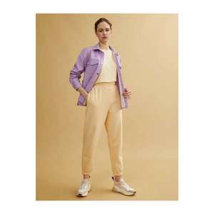 Koton Women's Yellow Jogger Trousers vyobraziť