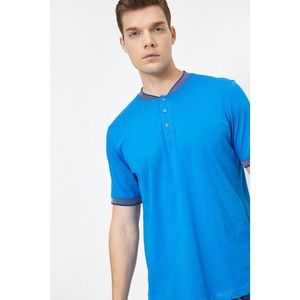 Koton Men's Saxe Blue T-Shirt vyobraziť