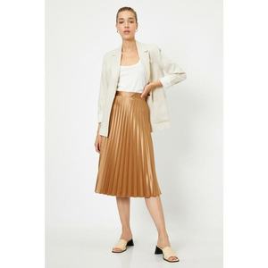 Koton High Waist Pleated Midi Skirt vyobraziť