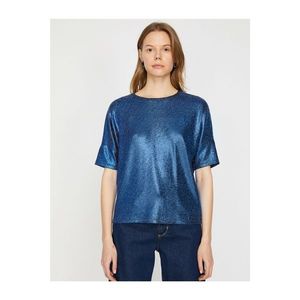 Koton Women's Blue T-Shirt vyobraziť