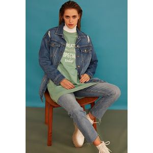 Koton Women's Mid Indigo Jeans vyobraziť