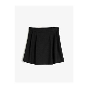 Koton Girl Gray Pleated Mini Skirt vyobraziť