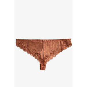 Koton Women Low Waist Brown Brazilian Panty vyobraziť