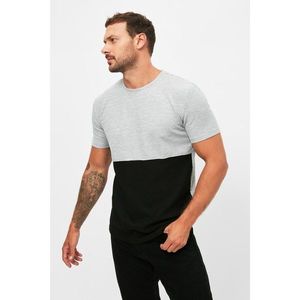 Trendyol Gray Men's Regular Fit Crew Neck Short Sleeve T-Shirt vyobraziť