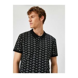 Koton Short Sleeve Cotton Slim Fit T-Shirt With Polo Neck Tshirt Pattern vyobraziť