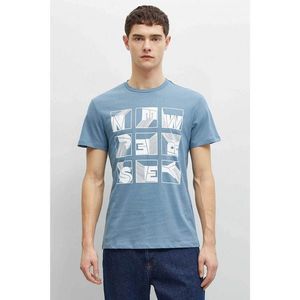 Koton Men's T-shirt Blue vyobraziť