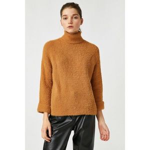 Koton Women Brown Turtleneck Sweater vyobraziť