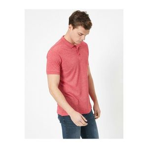 Koton Men's Short Sleeve Polo Neck T-Shirt vyobraziť