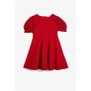 Koton Red Lace Detailed Dress vyobraziť