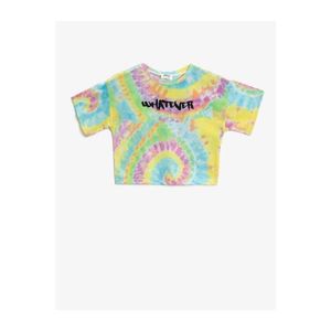 Koton Girl Tie-Dye T-Shirt With Slogan vyobraziť