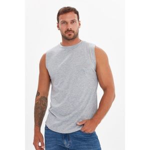 Trendyol Gray Men's Regular Fit Undershirt vyobraziť