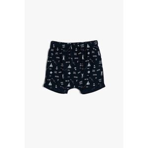 Koton Boys Navy Blue Printed Shorts vyobraziť