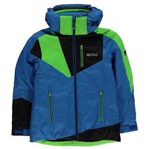 Nevica Womens Vail Ski Jacket Pockets Chin Guard Sports Full Zip Hooded Top