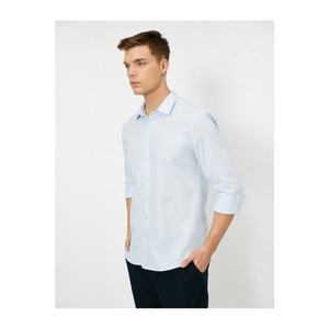 Koton Classic Collar Long Sleeve Slim Fit Smart Shirt vyobraziť