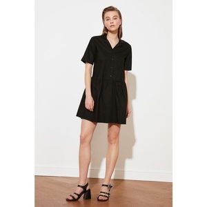 Trendyol Black Shirt Dress vyobraziť