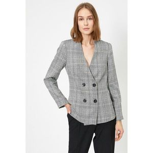 Koton Women's Grey Squared Jacket vyobraziť