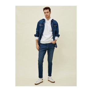 Koton Men's Navy Fit Jeans vyobraziť