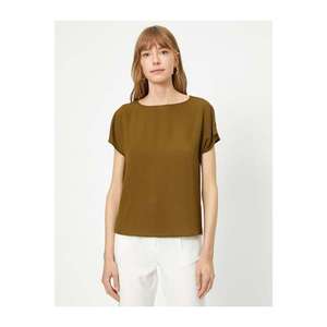 Koton Women's Green Button Detail Blouse vyobraziť