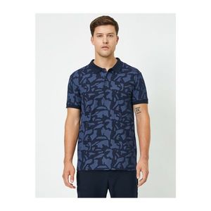 Koton Men's Navy Polo Neck T-Shirt vyobraziť