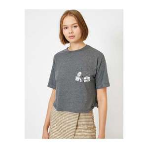 Koton Robot Themed Women's T-shirt vyobraziť