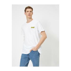 Koton Male White Flash Licensed Printed T-shirt vyobraziť