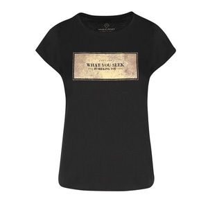 Volcano Woman's Regular Silhouette T-Shirt T-Gold 2 L02494-S21 vyobraziť