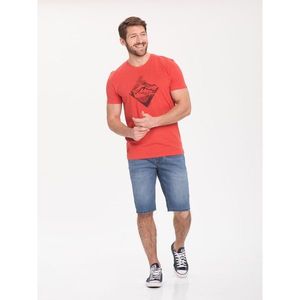 Volcano Man's Regular Silhouette T-Shirt T-Fineliner M02082-S21 vyobraziť